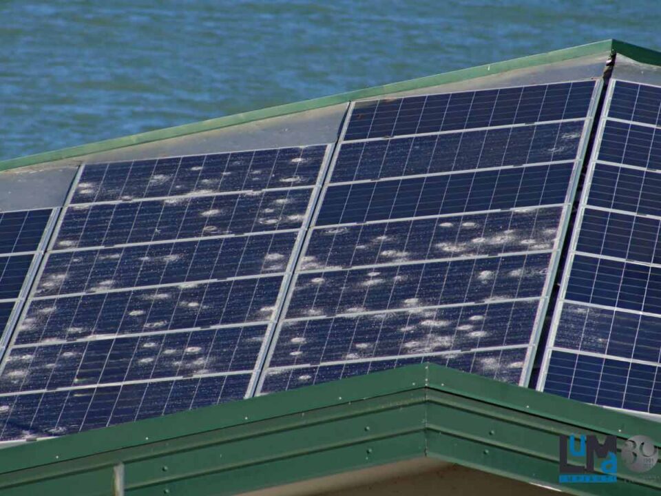 Sostituzione pannelli fotovoltaici danneggiati dalla grandine, Luma impianti fotovoltaici Verona, fotovoltaico e grandine, grandinata lago di Garda, pannelli fotovoltaici distrutti dalla grandine che fare